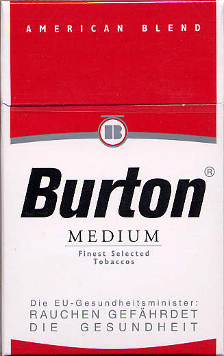Burton Medium cigarettes American Blend Germany